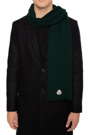 Woven scarf with a patch, zdjęcie 2 Woven scarf with a patch od Moncler